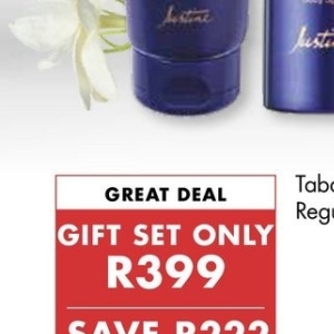 Gift set at Justine