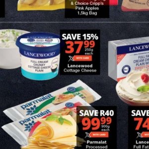 Cottage cheese at Checkers