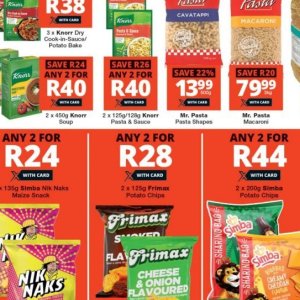 Pasta knorr  at Checkers Hyper