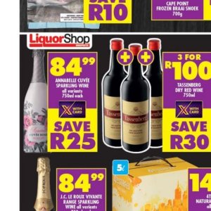 Wine at Shoprite