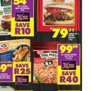 Burgers at Shoprite