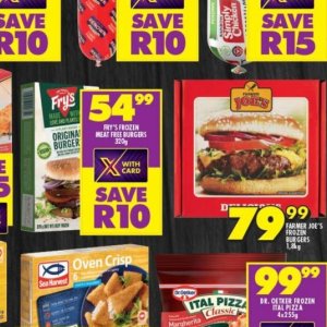 Burgers at Shoprite