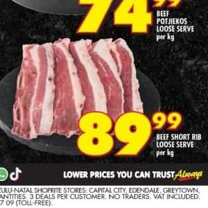 Beef at Shoprite