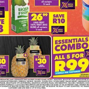 Pineapple at Shoprite