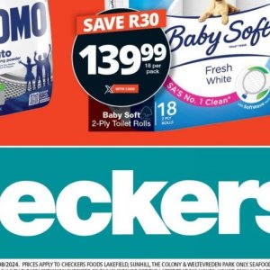 Toilet rolls at Checkers