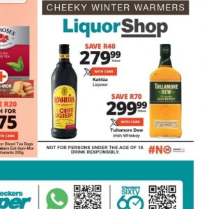 Liqueur at Checkers