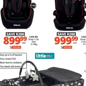 Car seat at Checkers