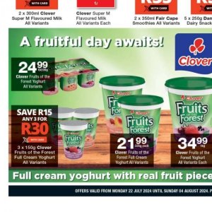 Yoghurt at Checkers