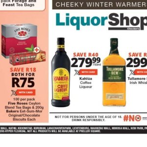 Liqueur at Checkers