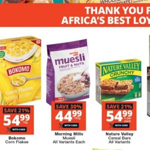 Muesli at Checkers