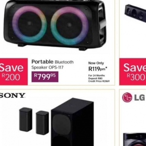 Bluetooth speaker sony  at Bradlows/Morkels