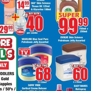 Petroleum jelly at Boxer Superstores