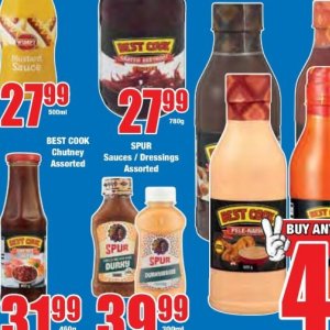 Sauces at Boxer Superstores