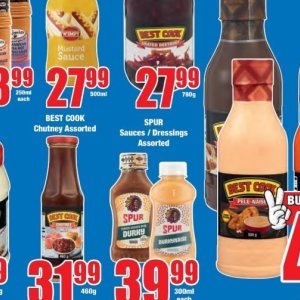 Sauces at Boxer Superstores