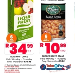 Juice at Take n Pay