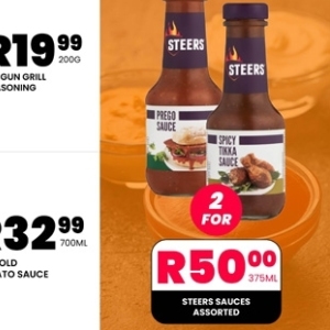 Sauces at Take n Pay