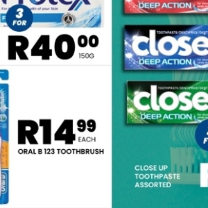 Toothpaste at Take n Pay