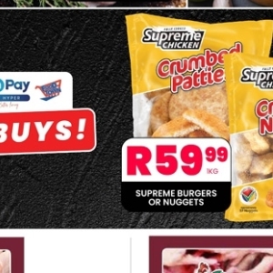 Burgers at Take n Pay