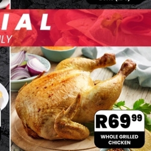 Grilled chicken at Take n Pay