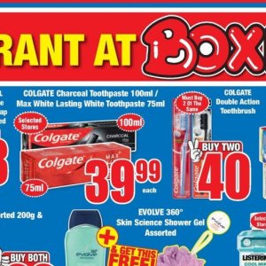 Toothpaste at Boxer Superstores