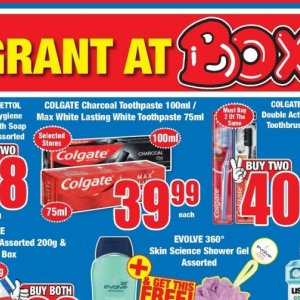 Toothpaste colgate  at Boxer Superstores