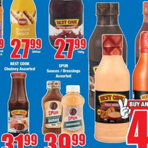 Sauces at Boxer Superstores