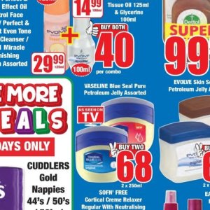 Petroleum jelly at Boxer Superstores