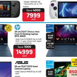 Laptop asus  at Makro