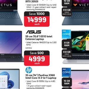 Laptop asus  at Makro