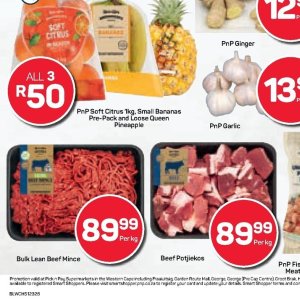 Beef at Pick n Pay Hyper