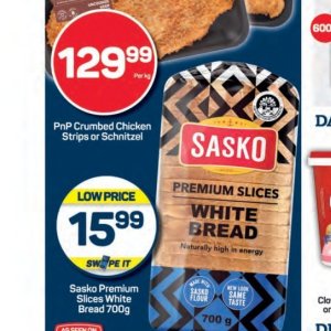 Schnitzel at Pick n Pay Hyper