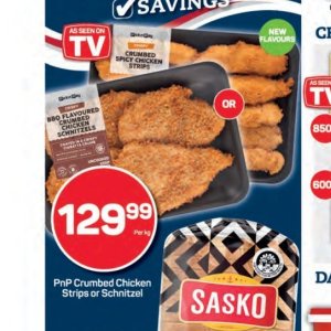 Schnitzel at Pick n Pay Hyper