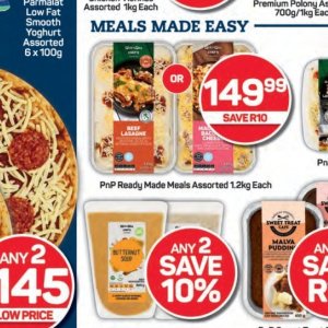 Lasagne at Pick n Pay Hyper