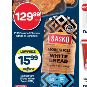 Schnitzel at Pick n Pay Hyper