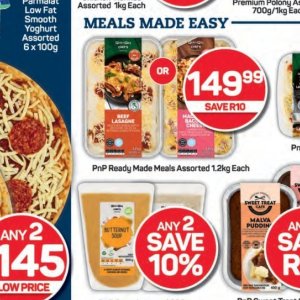 Lasagne at Pick n Pay Hyper