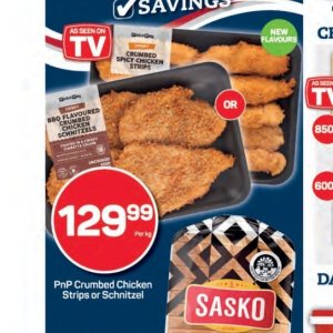 Schnitzel at Pick n Pay Hyper