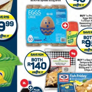 Eggs at Pick n Pay Hyper