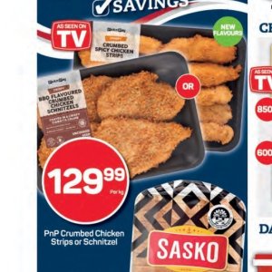 Schnitzel at Pick n Pay Hyper