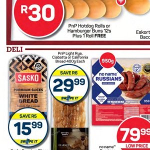 Bread at Pick n Pay Hyper