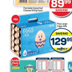 Eggs at Pick n Pay Hyper