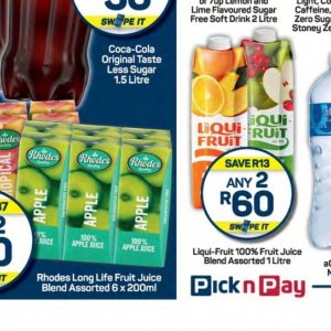 Juice at Pick n Pay Hyper