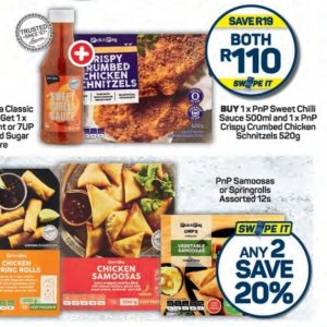 Schnitzel at Pick n Pay Hyper