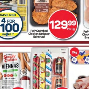 Schnitzel at Pick n Pay Hyper