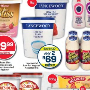 Yoghurt at Pick n Pay Hyper