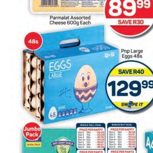 Eggs at Pick n Pay Hyper