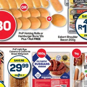 Buns at Pick n Pay Hyper