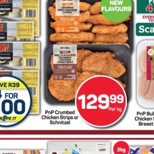 Schnitzel at Pick n Pay Hyper