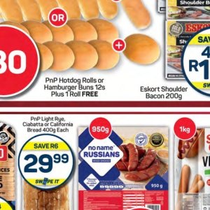 Buns at Pick n Pay Hyper