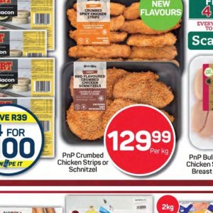 Schnitzel at Pick n Pay Hyper