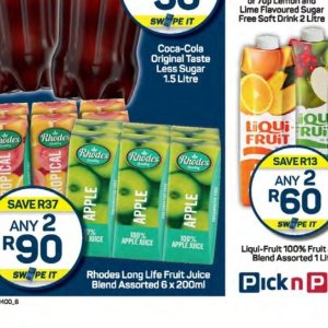 Juice at Pick n Pay Hyper